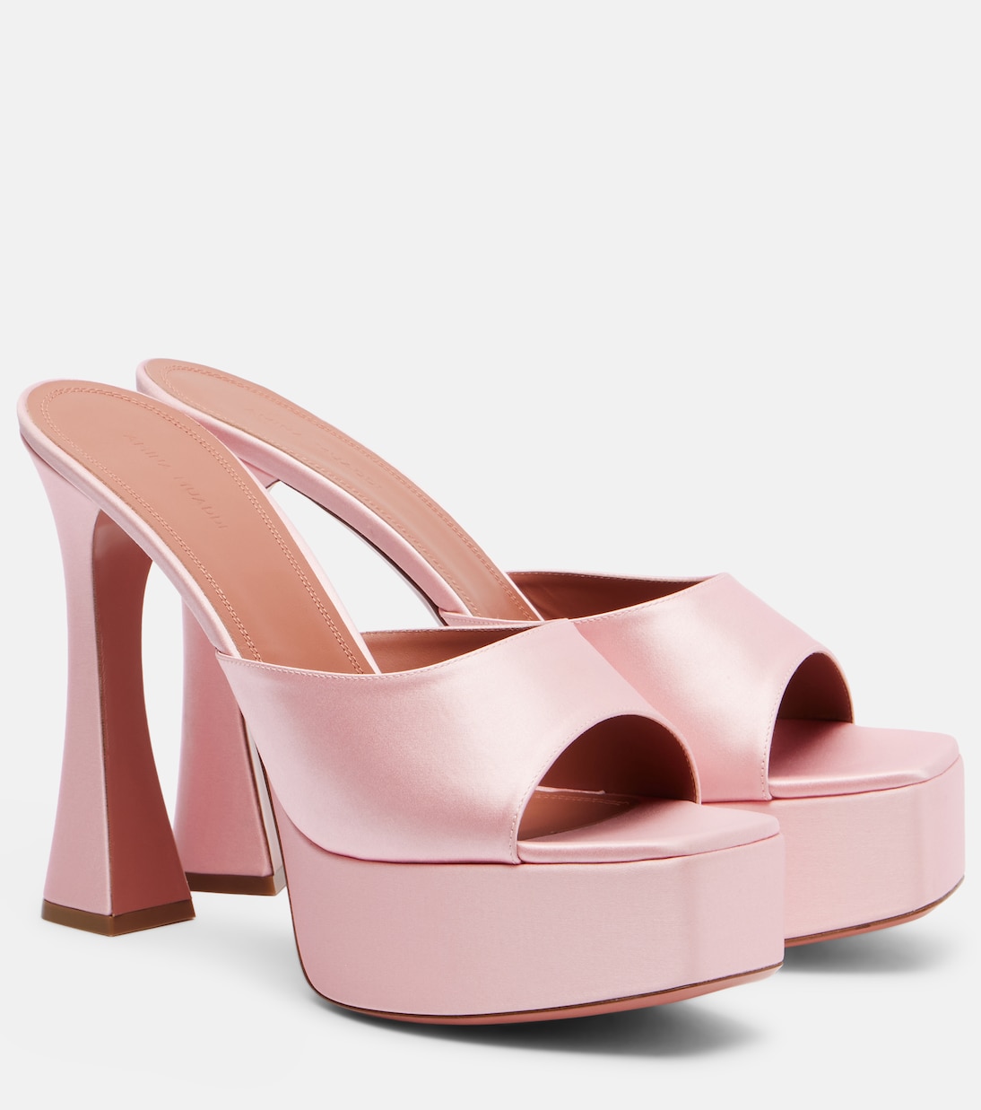 Dalida Satin Platform Mule
