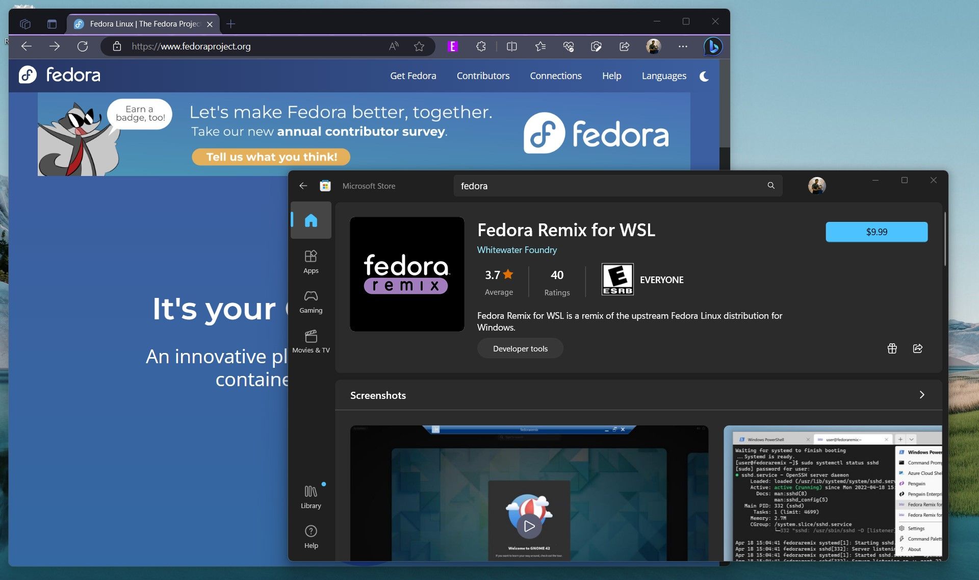 Install Fedora On Wsl