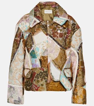 Dries Van Noten patchwork jacket