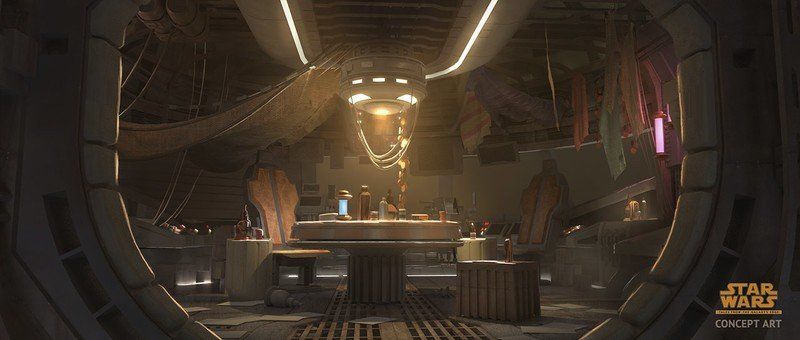 Cantina Interior Star Wars Tales From The Galaxy S Edge 973f9wj