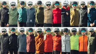 A collage of 22 of the best waterproof cycling jackets