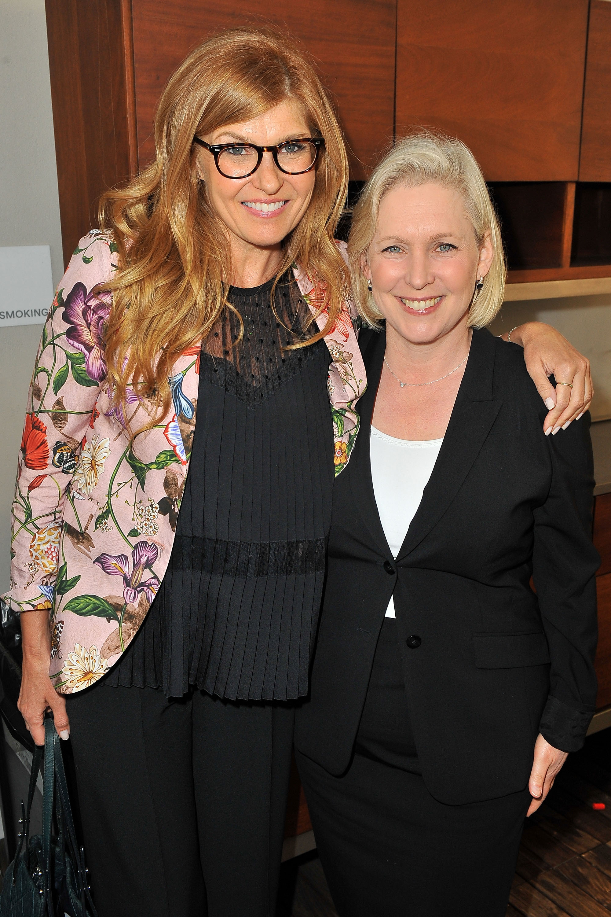 bffs - Connie Britton and Senator Kirsten Gillibrand