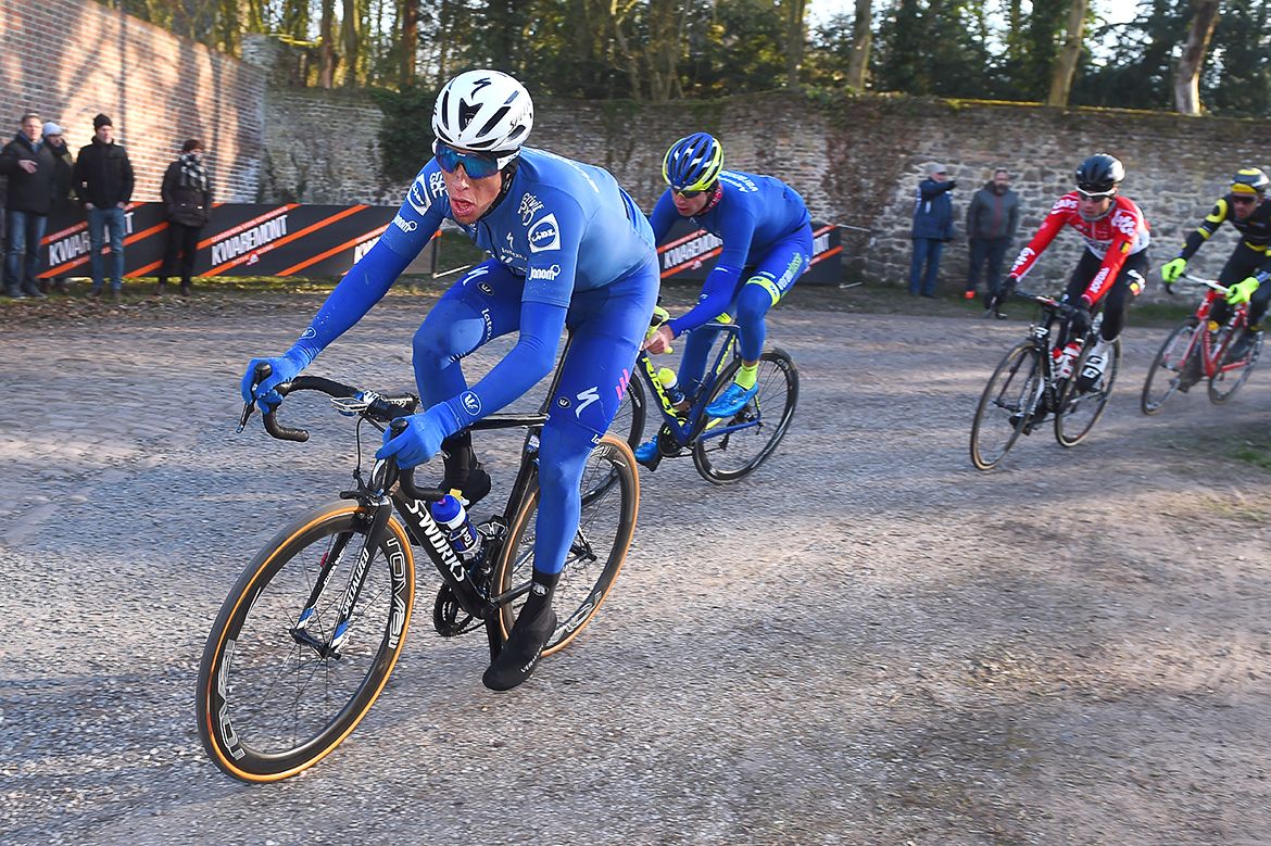 Niki Terpstra on his way to winning 2018 Le Samyn