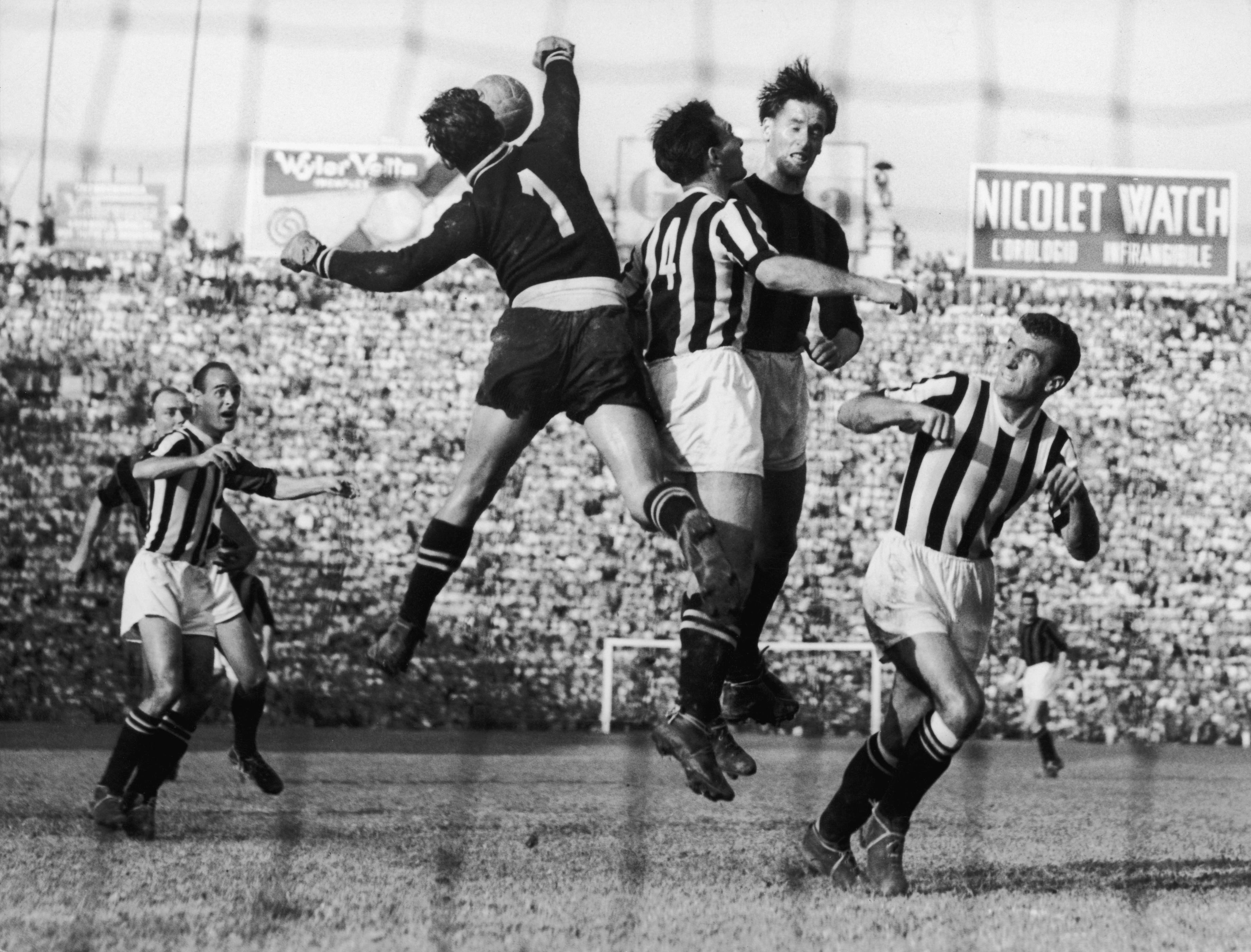 Juventus in action in the 1940s.