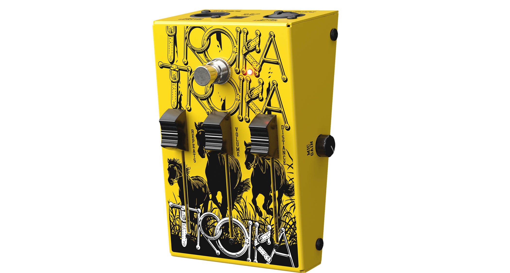 Third Man Hardware x JHS Pedals Troika: the new collab from Jack White's gear brand is a "studio-grade" delay designed for vocals, guitars and other instruments, for the stage or studio, and is available in yellow or black.