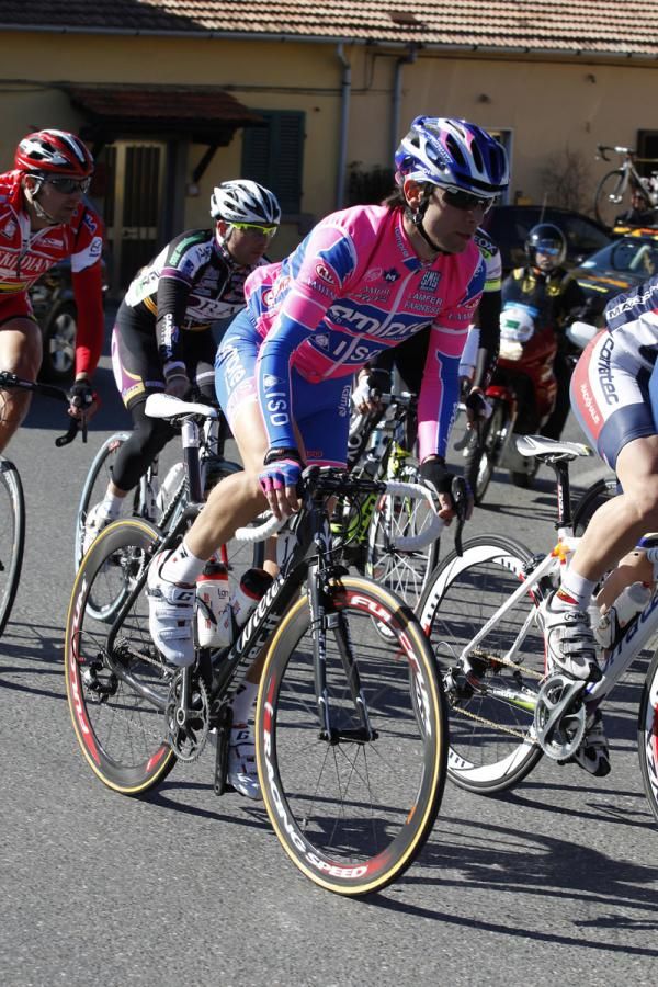 David Loosli (Lampre) out of the saddle
