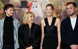 Moominvalley rosamund pike and taron egerton plus Jennifer Saunders