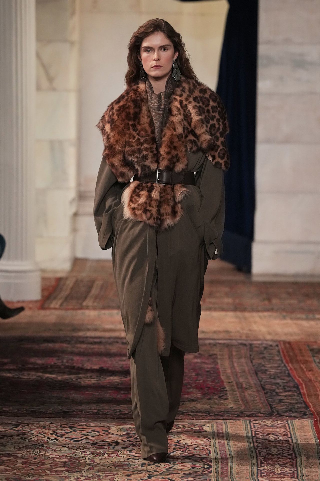 models walk the Ralph Lauren Fall 2026 runway