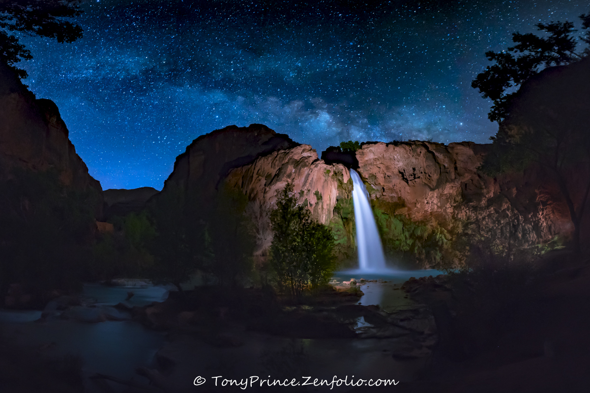 Milky Way from Havasu Falls