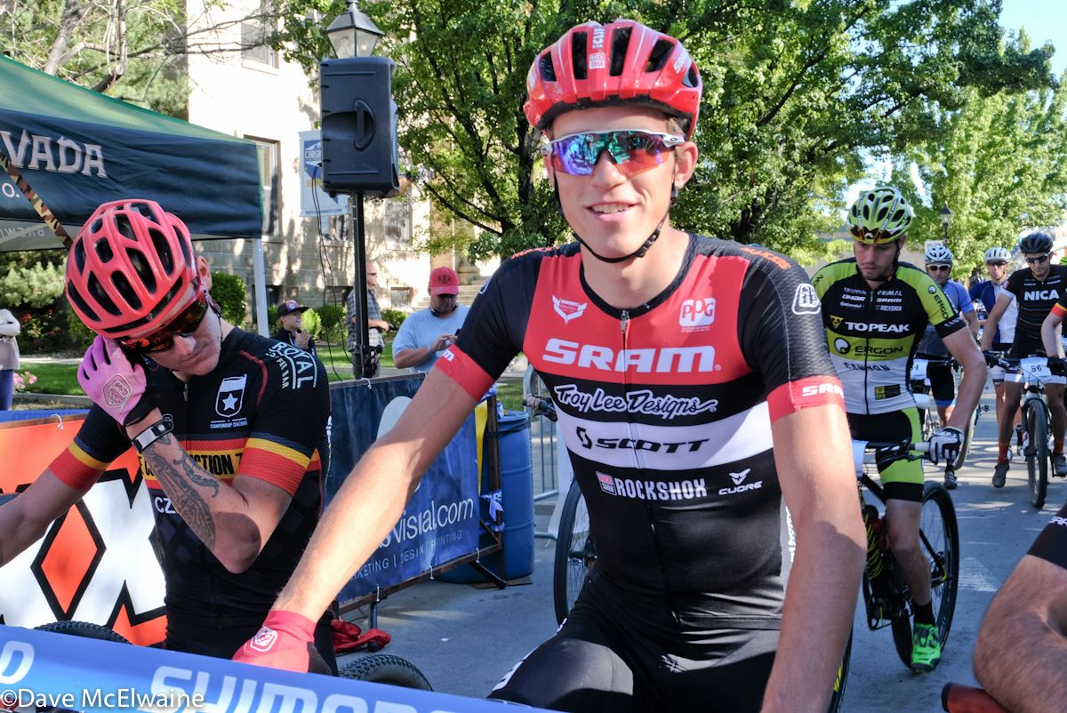Russell Finsterwald (SRAM-TLD-Scott) proved has upped his game and was expected to be with the leaders today.
