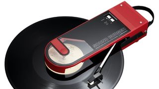 Audio-Technica Sound Burger in red, on white background