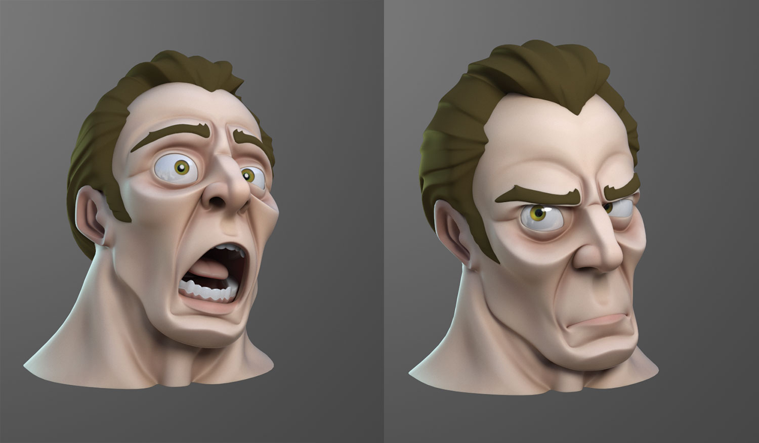 face in Maya