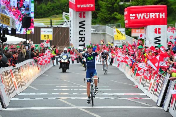 Rui Costa (Movistar) wins stage 2 of the Tour de Suisse