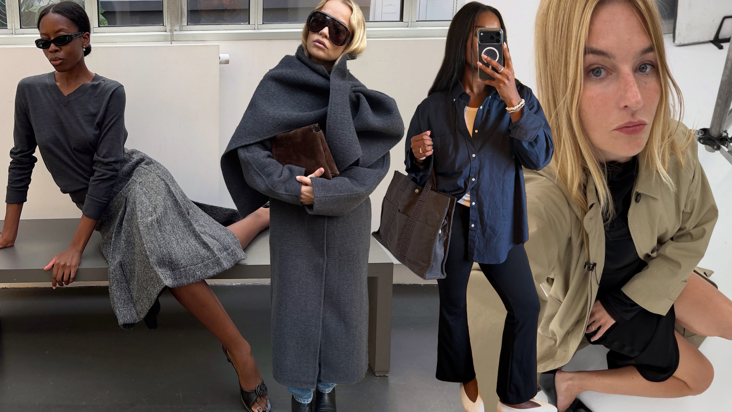 Collage of Sylvie Mus, Stephanie Broek, Marilyn NK, and Camille Charriere.