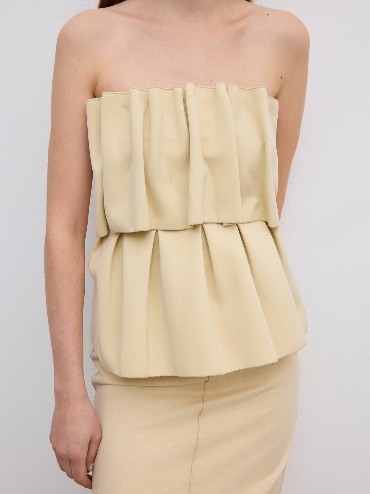 Sculpted Tube Top