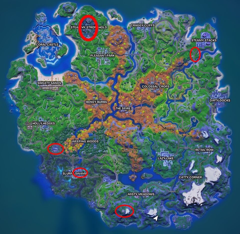 Fortnite exotic weapons where to find exotic weapons in season 6 pc