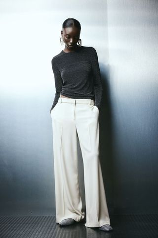 Wide Tailored Trousers