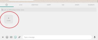 How to create custom stickers in WhatsApp web