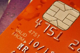 In the EMV standard, credit cards have an embedded microchip.