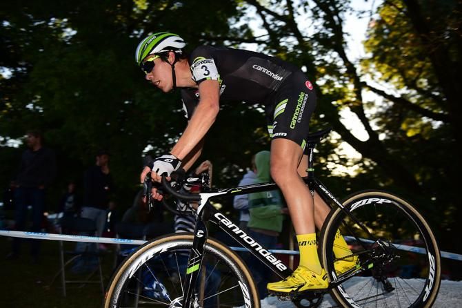 Curtis White (Cannondale) racing to another U23 victory