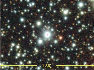 An image taken by the Dark Energy Camera in Chile shows TIC 400799224.