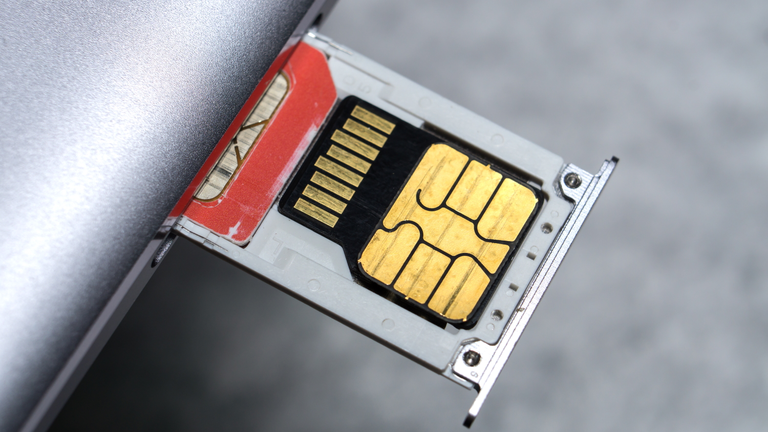 SIM card in phone