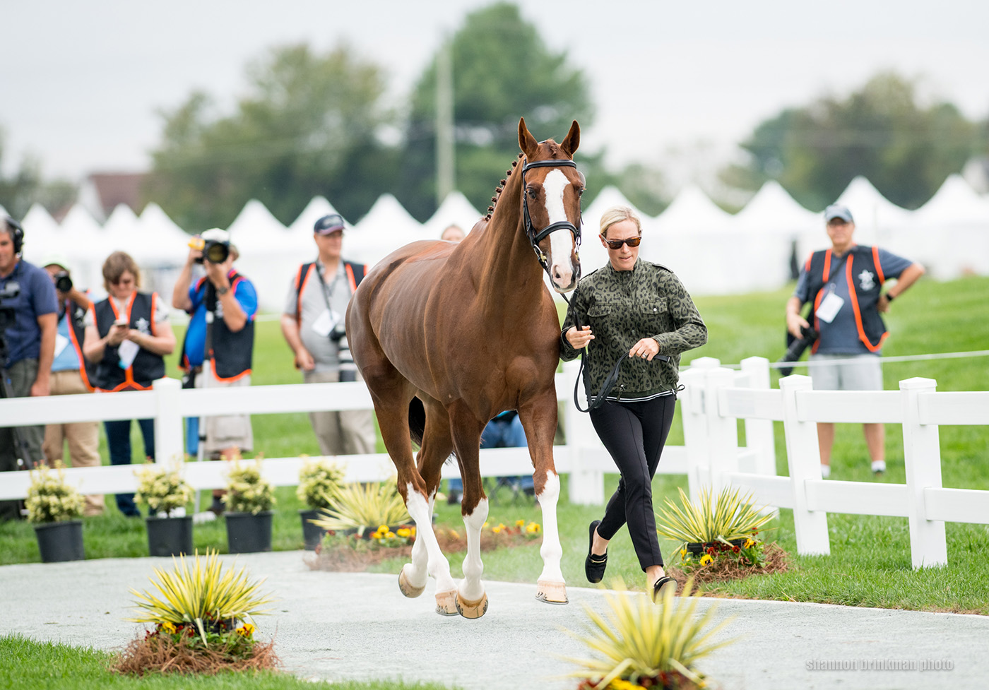 Maryland 5 Star first trot-up: Zara Tindall and Class Affair