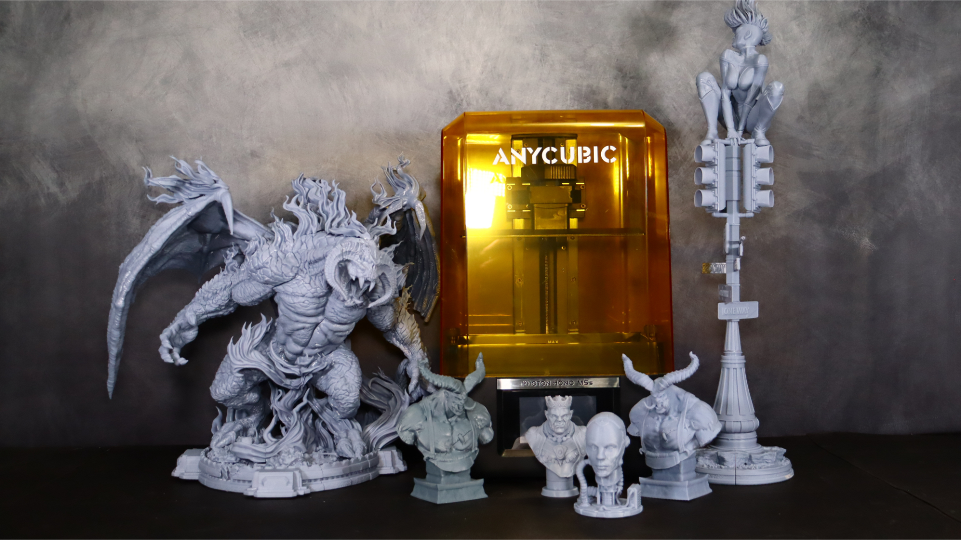 The Anycubic Photon Mono M5s and everything we printed with it.