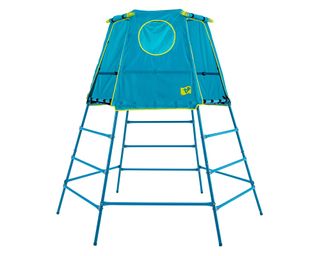 Image of jungle gym frame with tent on top