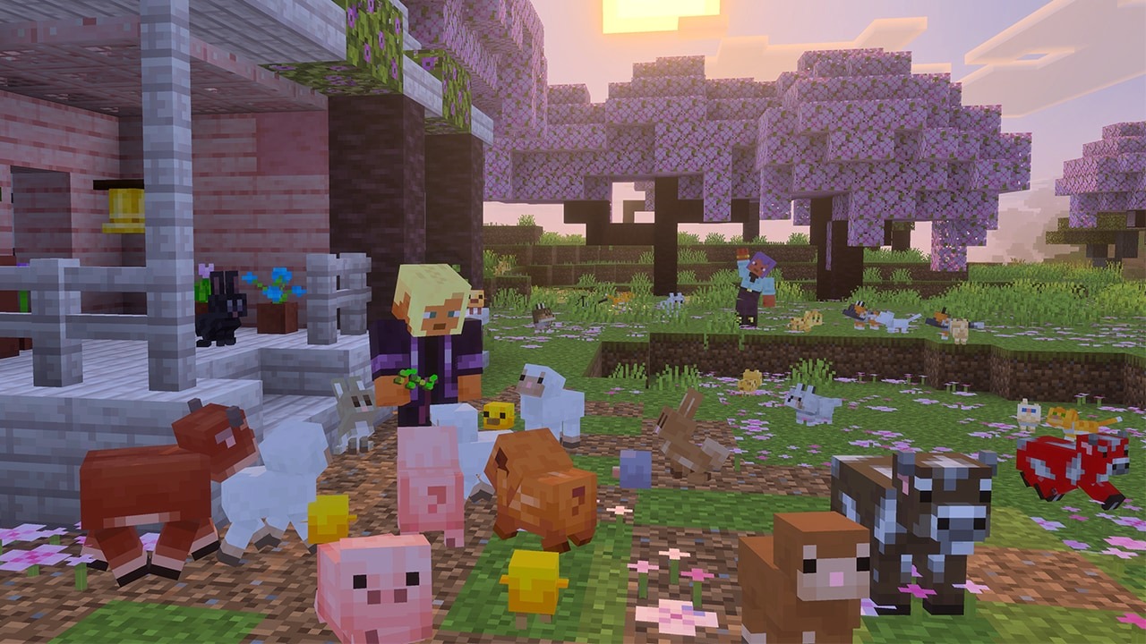 Screenshot of Minecraft's Spring 2026 game drop.
