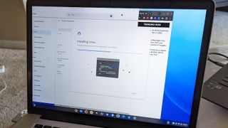 Installing Linux on MacBook Pro running ChromeOS Flex