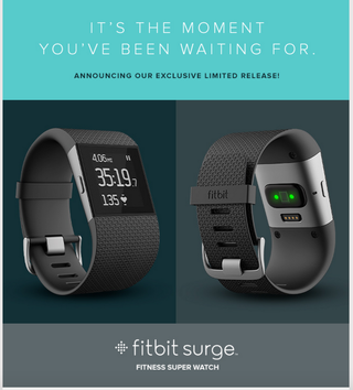 Fitbit Surge limited release email