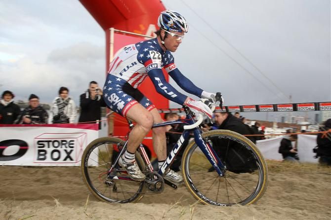 US champion Jonathan Page in action at Scheldecross