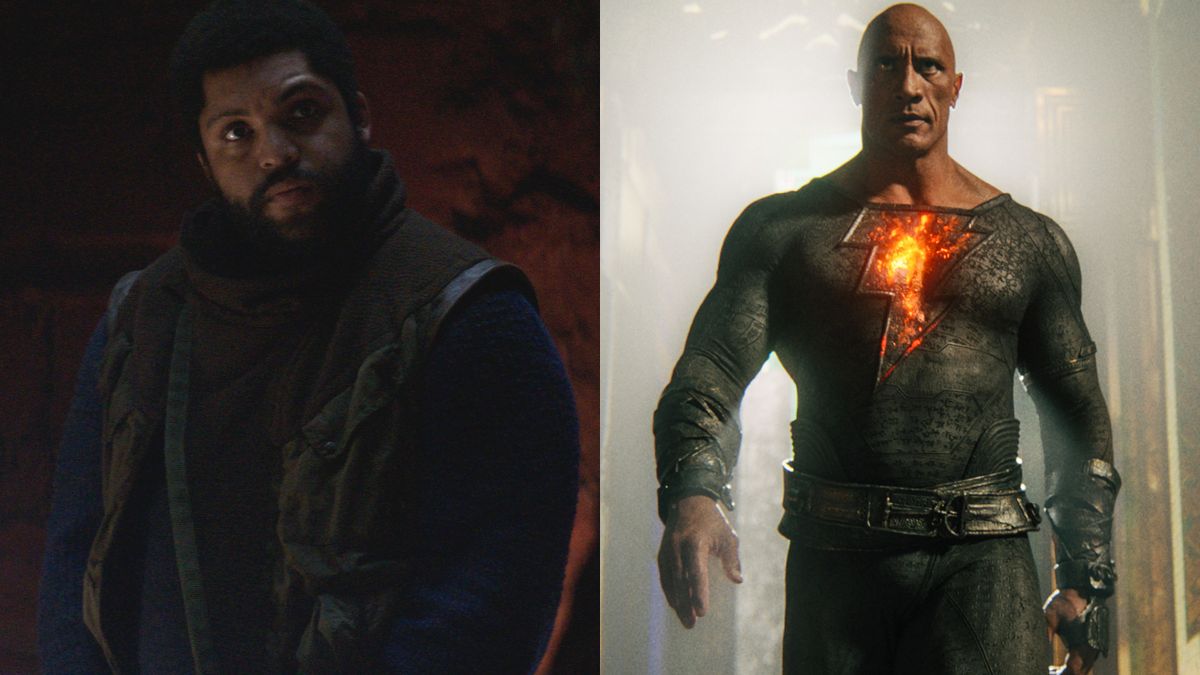 O&#039;Shea Jackson Jr. in Obi-Wan Kenobi and Dwayne Johnson in Black Adam, pictured side by side. 