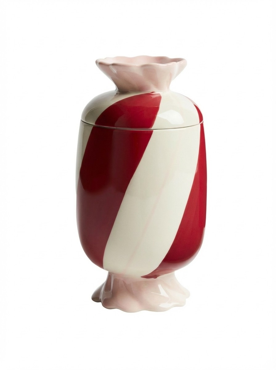 Figurative Stoneware Jar - Light Brown/pineapple