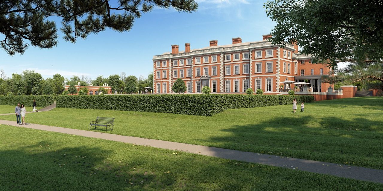 CGI of Trent Park