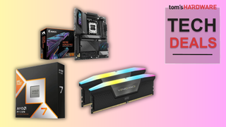 Newegg combo deal with the 9800X3D, 32GB Corsair DDR5, and Gigabyte X870E motherboard