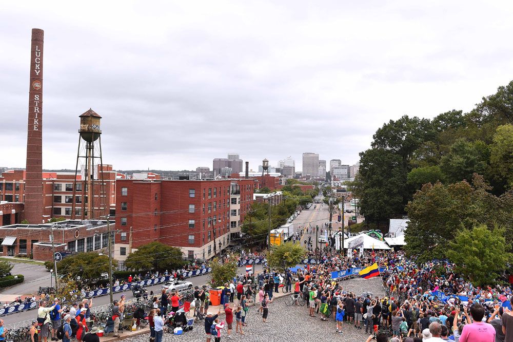Richmond during the elite men's road race