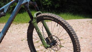 Mountain bike fitted with the 2025 RockShox Lyrik Ultimate fork