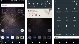 Sony's Android overlay is light, giving you a relatively pure Android experience
