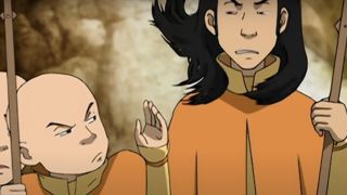 A young Gyatso and Roku on Avatar: The Last Airbender