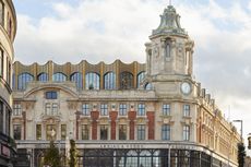 the redesigned Arding & Hobbs, one of the reborn department stores of london, showing off a new timber wrapped core and added rooftop areas