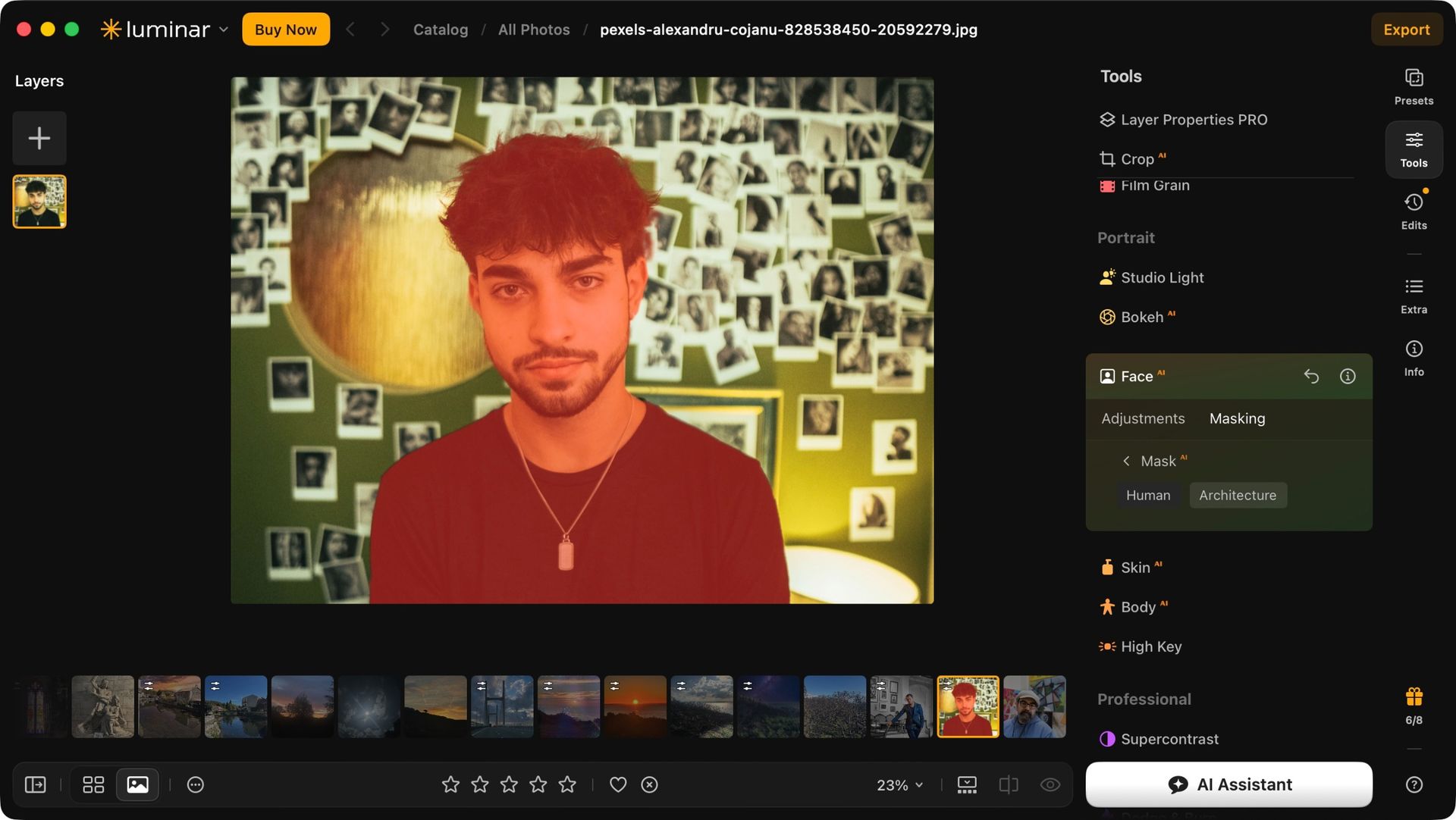 Testing out Skylum Luminar Neo on a MacBook