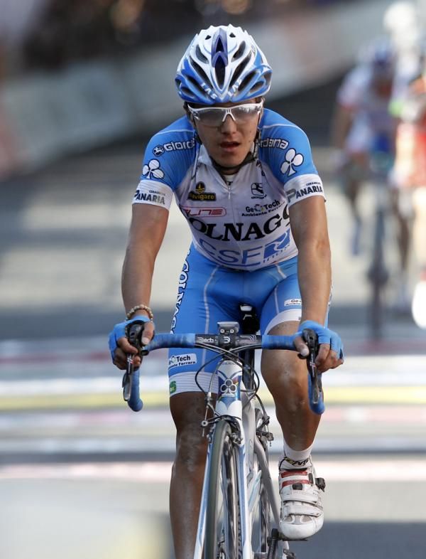 Domenico Pozzovivo (Colnago - CSF Inox) lost time
