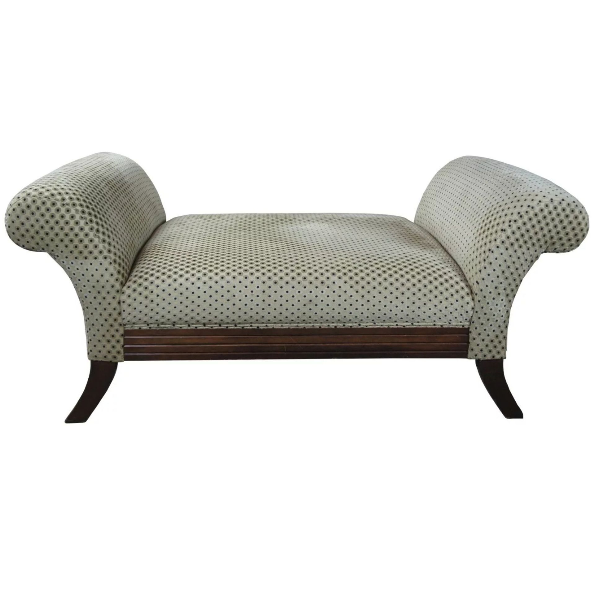 ebay, Traditional Contemporary Polka Dot Upholstered Lounge Day Bed Settee 69"