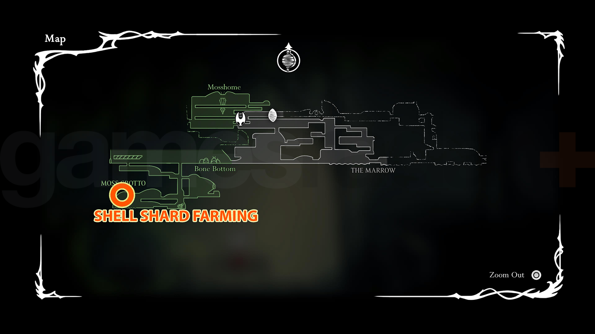 Shell Shard farming location in Silksong