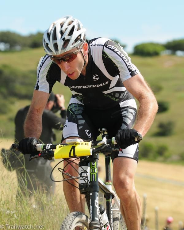 Jeremiah Bishop (Cannondale) climbs on lap six