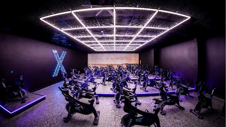 The interior of Nashville's ICONIX Fitness. 