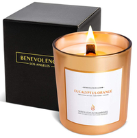 Eucalyptus and orange scented candle from Amazon