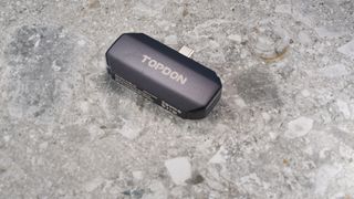 A TOPDON TC001 thermal imaging lens for USB-C Android smartphones and tablets